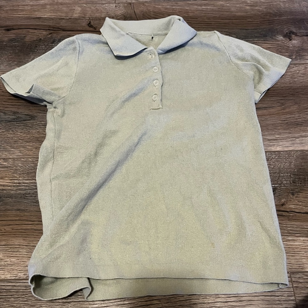 Matcha Collared Shirt